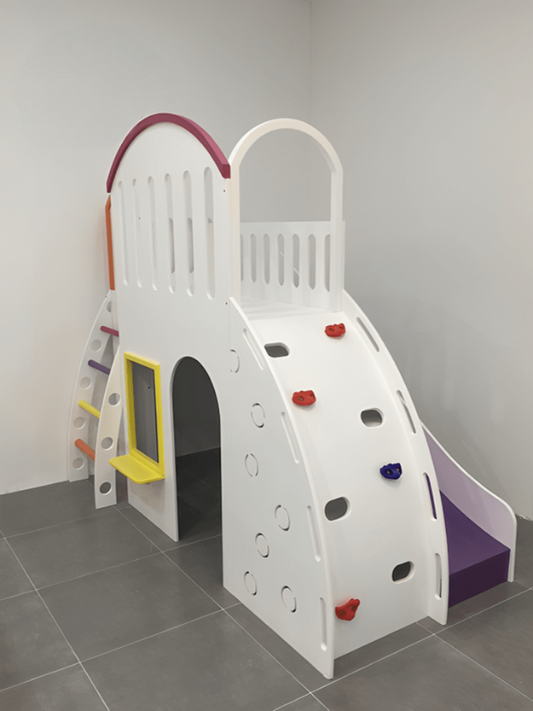 Multi-activity indoor playhouse