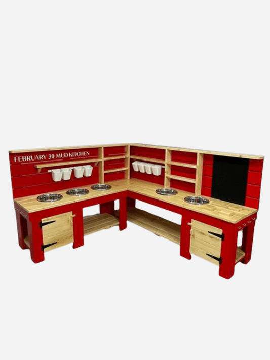 L-Shaped Mud Kitchen